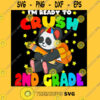I39m Ready To Crush 2nd Grade Back To School Cute Panda Second Grade T Shirt