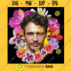 James Franco Floral Fitted T Shirt