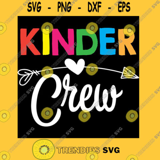 Kinder Crew Kindergarten Teacher 1st Day of School T Shirt