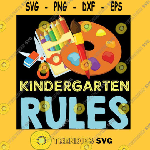 Kindergarten Rules Back to School T Shirt