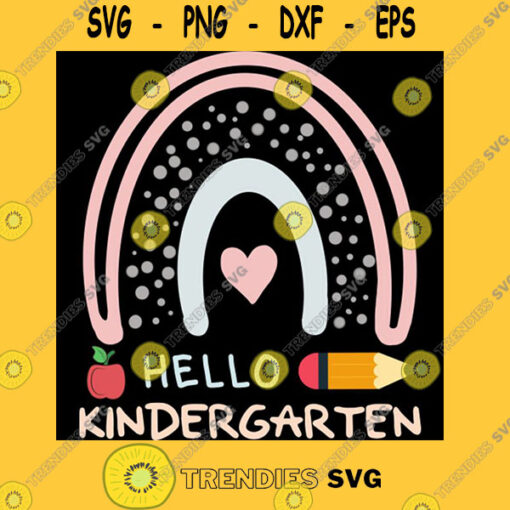 Kindergarten back to school rainbow kids T Shirt Copy