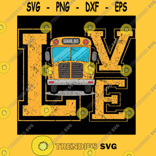 Love School Bus Driver TShirt For Men Women Bus Driver Gifts T Shirt