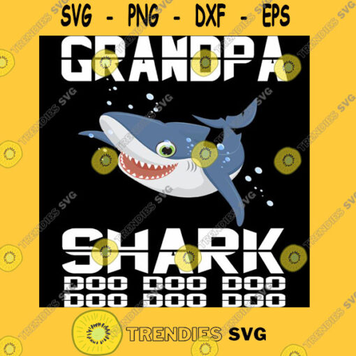 Mens grandpa Shark Doo Doo Doo T Shirt Matching Family Shirt Classic T Shirt