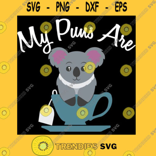 My Puns are Koala Tea Koala Tea Cup Funny Word Play Classic T Shirt