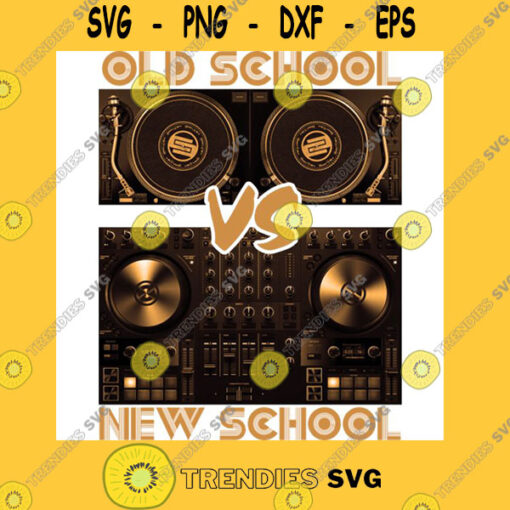 Old School DJ VS New School DJ House Dance Music T Shirt