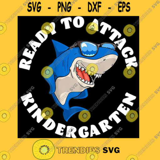 Ready To Attack Kindergarten Shark T Shirt