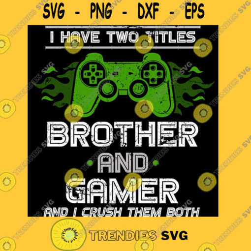 Retro Brother Gamer T Shirt