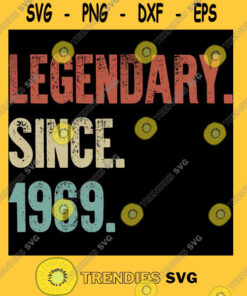 Brother Sister Svg Retro Vintage 50th Birthday Legendary Since 1969 Essential – Instant Download