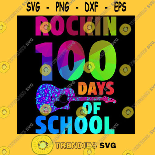 Rockin 100 days of school T Shirt