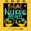 School nurse off duty T Shirt