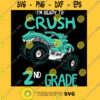 Second grade first day of school im ready to crush 2nd grade monster truck T Shirt