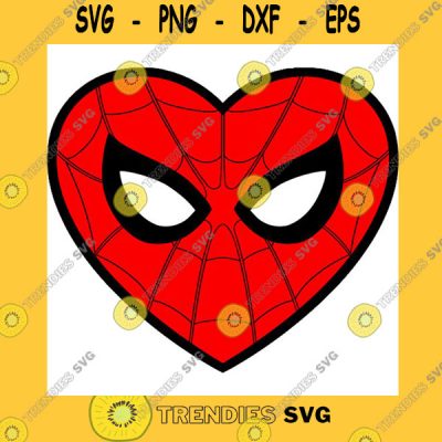 Spider Man SVG - Spiderman Heart - trendiessvg.com