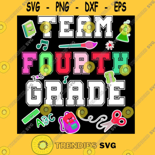 Team Fourth Grade Back To School T Shirt