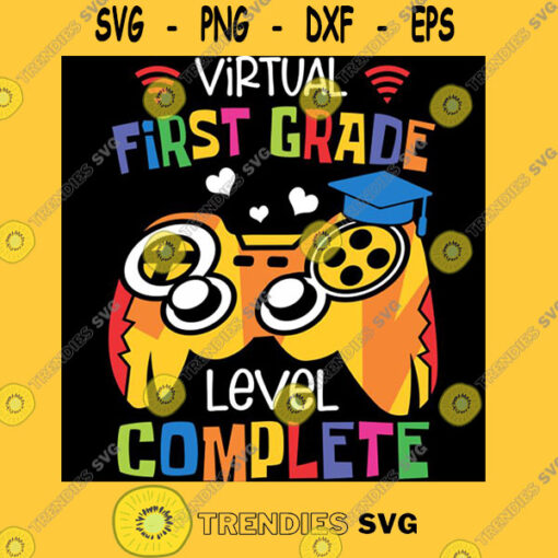 Virtual First Grade Level Complete Student Back To School T Shirt