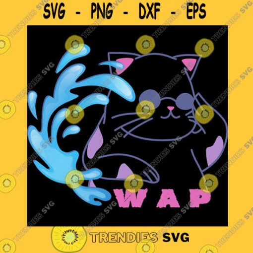WAP Kitty with purple spots Sticker