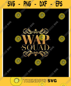 Cardi B SVG - Wap Squad Sexy Attention Gold Black Chiffon Top