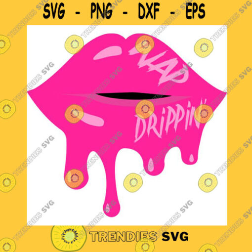 WAP Wet Juicy Lips Dripping Adult Hip Hop Rap Trend Gift Hip Hop Sticker