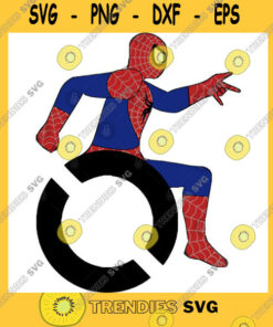 Spider Man SVG - Wheelchair Spidey