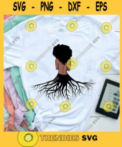 Afro Roots Svg Queen Clipart African American Africa Png Dxf Eps Jpeg Png Black Cut File Svg, Png, Silhouette, Digital Files
