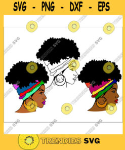 Afro Woman With Band Svg, Afro Queen, Black Power, Black Woman Svg, Black Girl Svg, Black Queen Svg, Thick Women Svg, Sharic