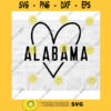 Alabama SVG Alabama Heart SVG Hand Drawn Heart SVG Alabama Love Svg Bama Svg Alabama Png Doodle Heart Svg Commercial Use Svg