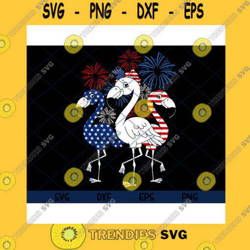 America SVG 4Th Of July Flamingo Svg American Flag Svg 4Th Of July Svg Independence Day Svg Patriotic Svg Eps Png Dxf Files Clipart Cricut.