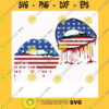 America SVG Biting Patriotic Lip Svg AE July 4Th Red White And Blue Dripping Lip Svg