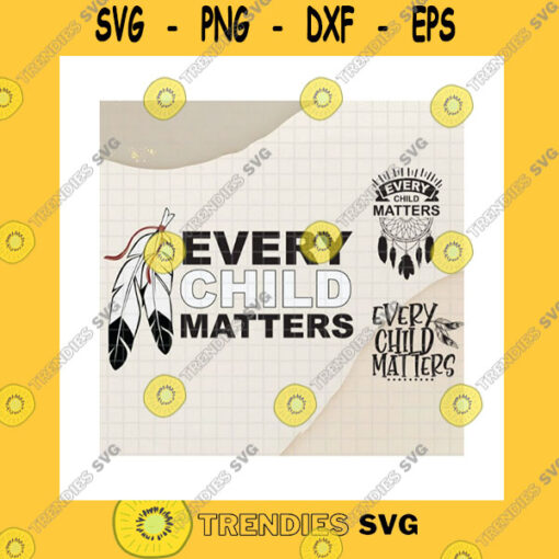 America SVG Every Child Matters Feather Svg Indigenous Awareness Orange Day Kindness And Equality Native American Cricut