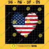 America SVG Heart Flag Usa Svg Heart 4Th Of July Svg Patriotic Day Svg Fourth Of July Svg Independence Day