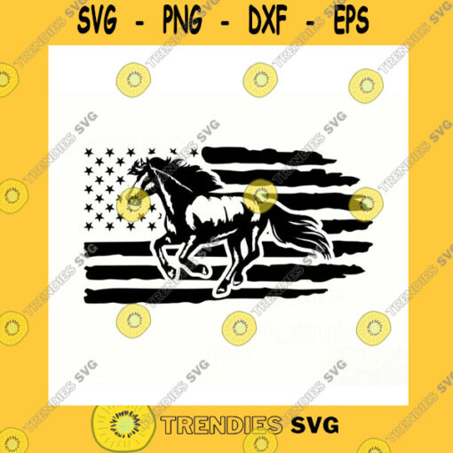 America SVG Horse Svg American Flag Horse Svg Horse Clipart Horse Head Svg Horse Silhouette Love Horse Svg For Lovers