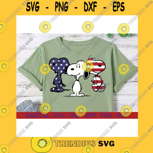 America SVG Independence Day 4Th Of July Snoopy Svg 4Th Of July Svg America Svg Cricut File Clipart Svg Png Eps