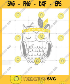 America SVG Native American Owl Owl PNG Cut File SVG, PNG, Silhouette, Digital Files, Cut Files For Cricut