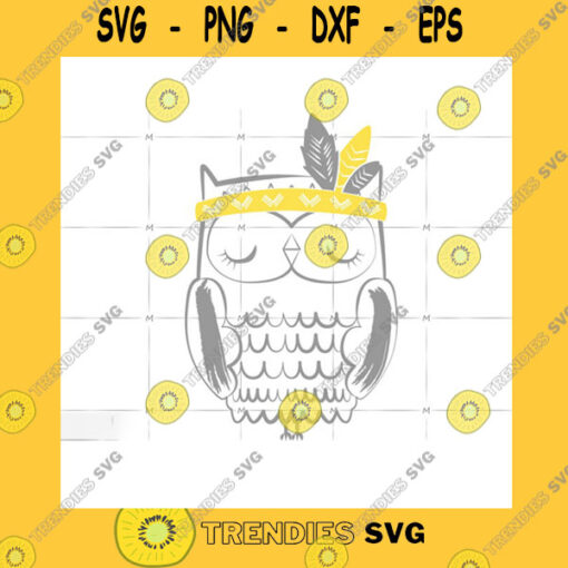 America SVG Native American Owl Owl