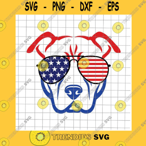 America SVG Patriotic Pitbull American Flag Svg Pitbull 4Th Of July Svg Independence Daysvg Patriotic Day Svg Fourth Of July Svg