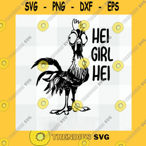 Animals SVG Chicken Hei Girl Hei SVG Funny Crazy Chicken SVG Chicken Lady SVG