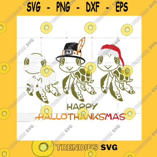 Animals SVG Happy Hallothanksmas Happy