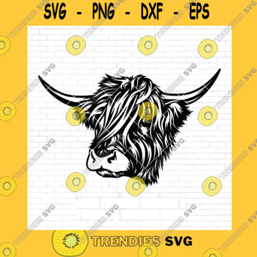 Animals SVG Highland Heifer SVG Highland Cow SVG Cow Clipart Cow Png Scottish Cow SVG Cute Cow SVG Farm Animal SVG Hingland Cow Clipart