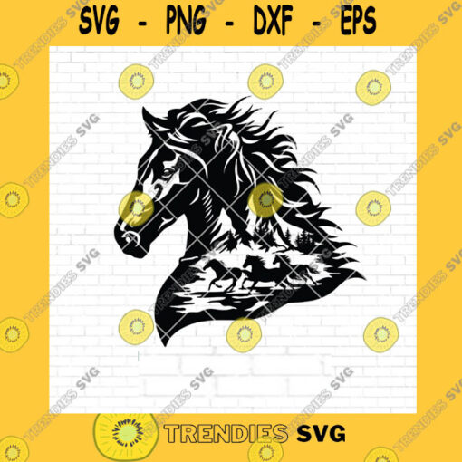 Animals SVG Mustang Horse SVG File Horse SVG Mustang SVG Horse Clipart Running Horse SVG Horse File For Cricut Horse Cut File Dxf Png Jpg