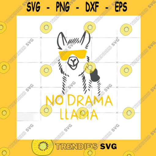 Animals SVG No Drama Llama No Drama