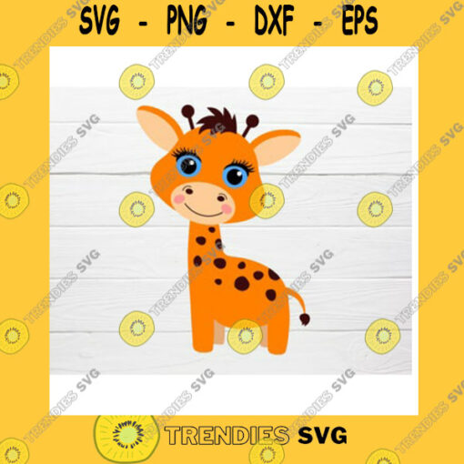 Animals SVG Sweety Giraffe Cute Baby Animal Designs