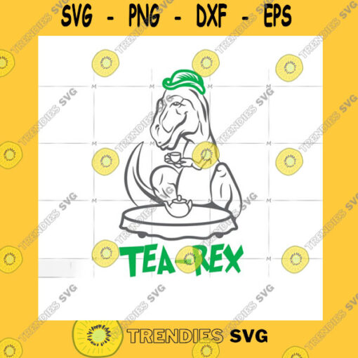 Animals SVG Tea Rex Tea T Rex