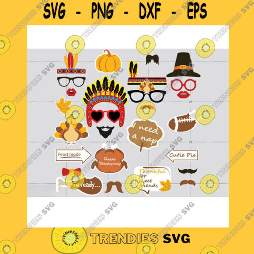 Animals SVG Thanksgiving Day Props