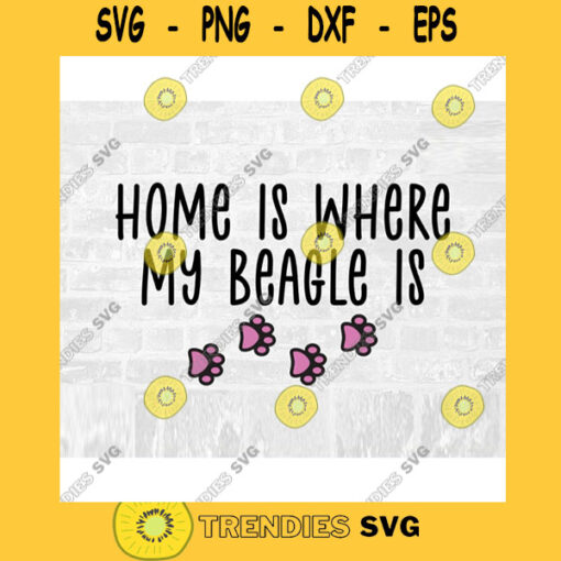 Beagle SVG Dog Breed Svg Paw Print SVG Commercial Use Svg Dog Breed Stickers Svg