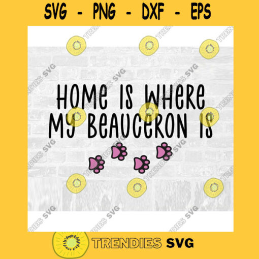 Beauceron SVG Dog Breed Svg Paw Print SVG Commercial Use Svg Dog Breed Stickers Svg
