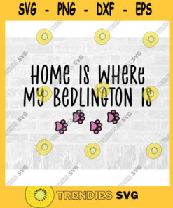 Bedlington Terrier SVG Dog Breed Svg Paw Print SVG Commercial Use Svg Dog Breed Stickers Svg