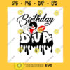 Birthday DIVA Drip Diva Party Cut File heel and martini glass birthday girl gift wine glass heel svg birthday Woman In Martini Glass