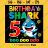 Birthday SVG 5Th Birthday Baby Shark Svg