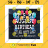 Birthday SVG Its My September Birthday Svg Yes All Month Long Balloons Confetti September Birthday Gifts Birthday Party Cricut Svgpngpdfdxfeps