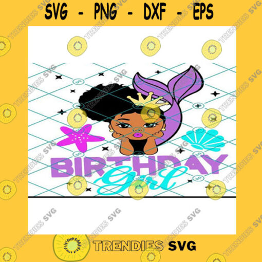 Birthday SVG Mermaid Birthday Girl Png Birthday Svg Happy Birthday Svg Mermaid Birthday Svg Birthday Girl Svg Mermaid Girl Svg Mermaid Party Svg