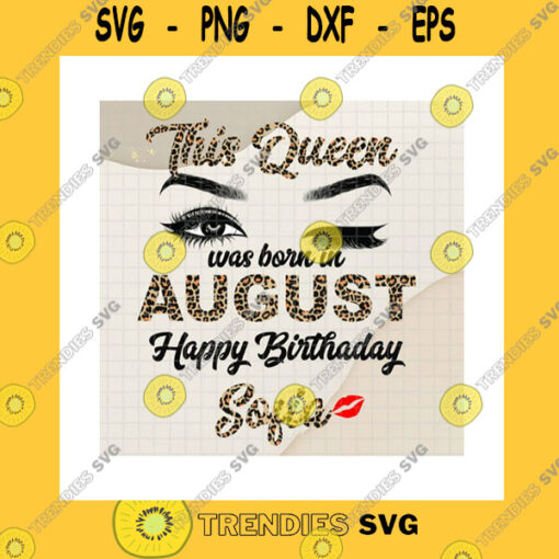 Birthday SVG Personalized This Queen Was Born In September Png Custom Name September Queen Custom Birthday Gift Birthday Queen Png Sublimation Print